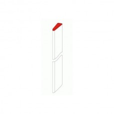 Пластиковый дорожный сигнальный столбик (белый, белый с красной крышкой, жёлтый)