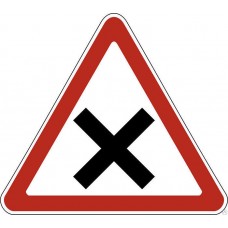 Дорожный знак 1.6 "Пересечение равнозначных дорог", под заказ