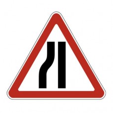 Дорожный знак 1.20.3 "Сужение дороги" (слева), под заказ