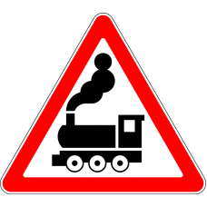 Дорожный знак 1.2 "Железнодорожный переезд без шлагбаума", под заказ