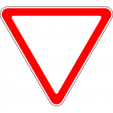 Дорожный знак 2.4 "Уступите дорогу", под заказ